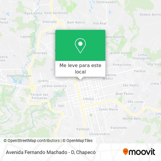 Avenida Fernando Machado - D mapa