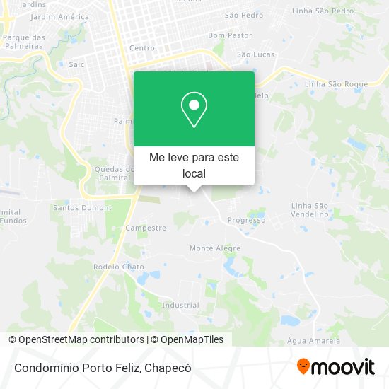 Condomínio Porto Feliz mapa