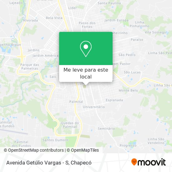 Avenida Getúlio Vargas - S mapa