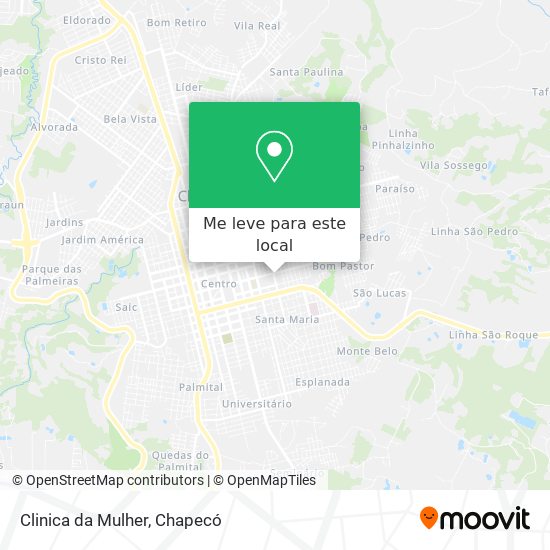 Clinica da Mulher mapa