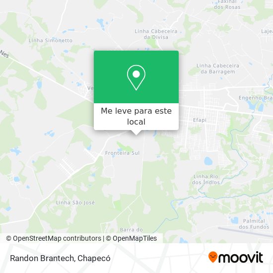 Randon Brantech mapa