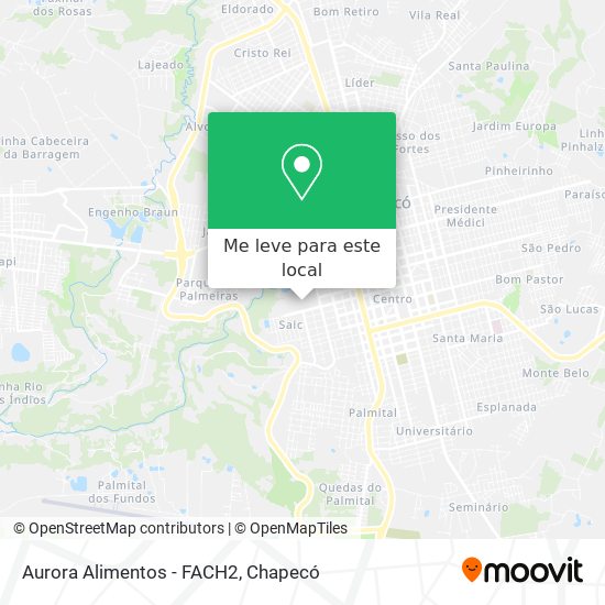 Aurora Alimentos - FACH2 mapa