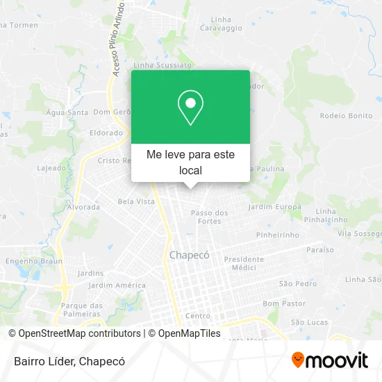 Bairro Líder mapa