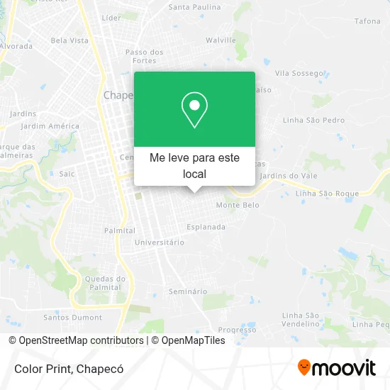 Color Print mapa
