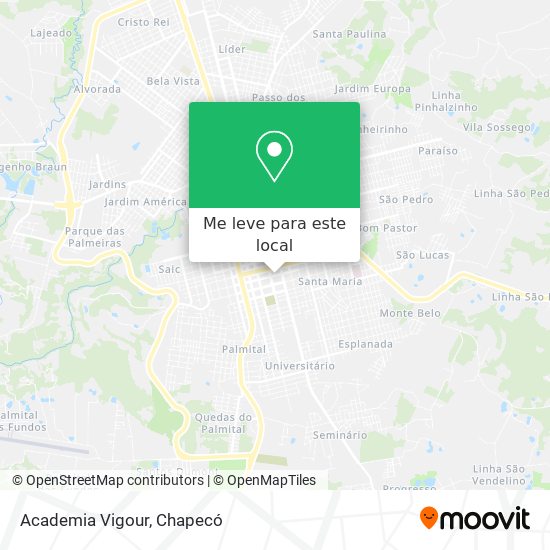 Academia Vigour mapa