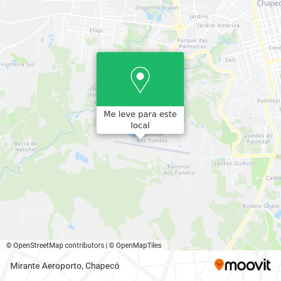 Mirante Aeroporto mapa