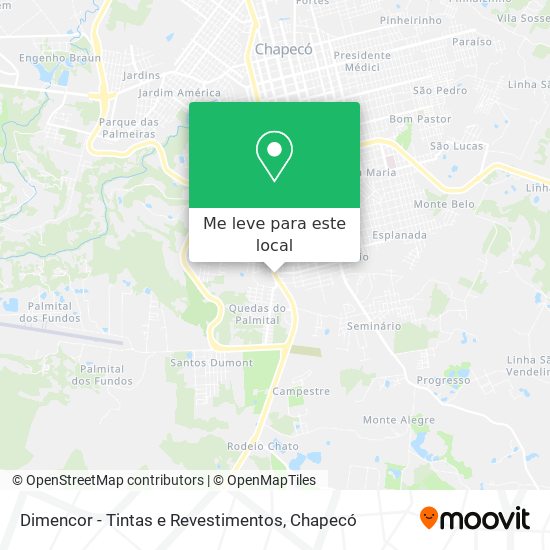 Dimencor - Tintas e Revestimentos mapa