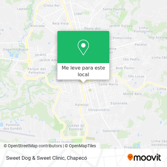 Sweet Dog & Sweet Clinic mapa