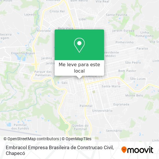 Embracol Empresa Brasileira de Construcao Civil mapa