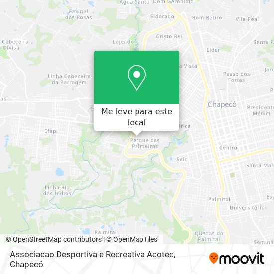 Associacao Desportiva e Recreativa Acotec mapa