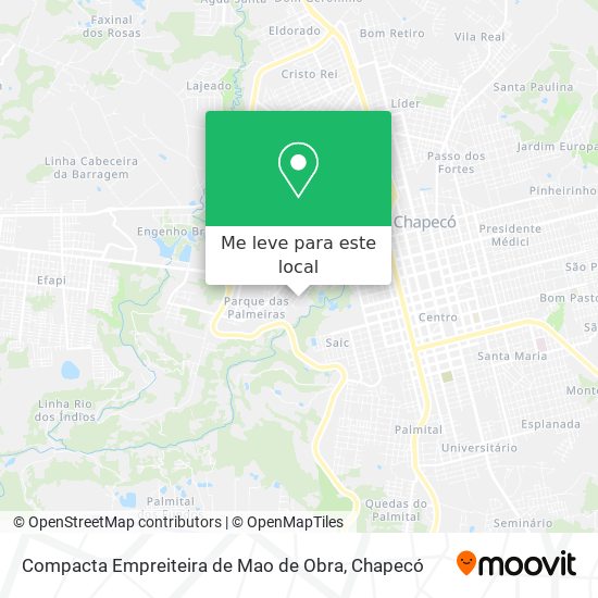 Compacta Empreiteira de Mao de Obra mapa