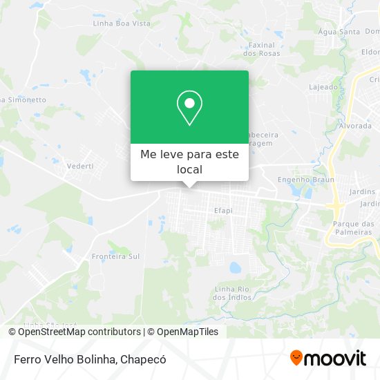 Ferro Velho Bolinha mapa