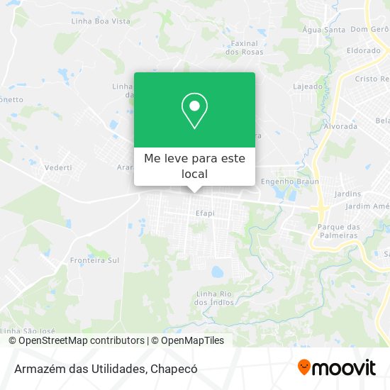 Armazém das Utilidades mapa