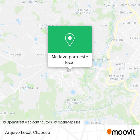 Arquivo Local mapa