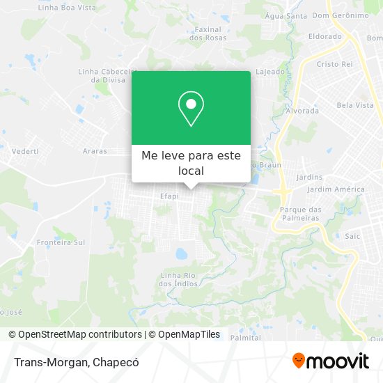 Trans-Morgan mapa