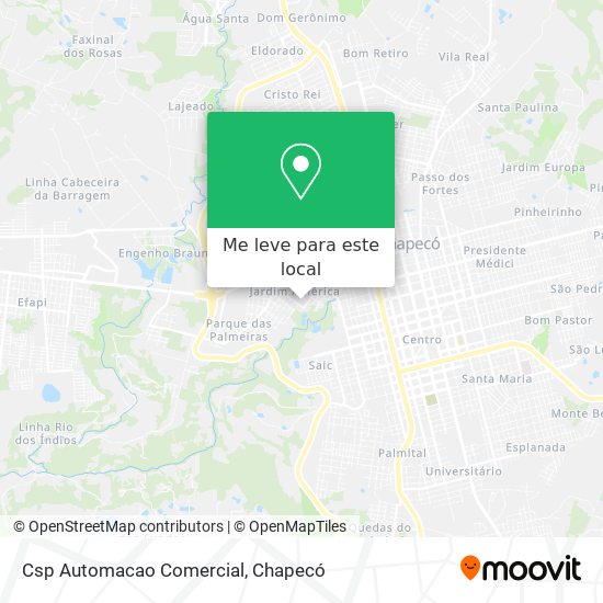 Csp Automacao Comercial mapa