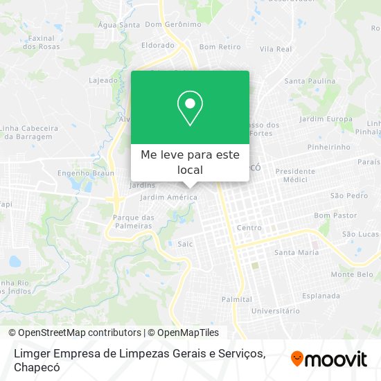 Limger Empresa de Limpezas Gerais e Serviços mapa