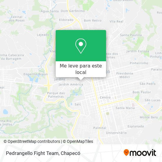 Pedrangello Fight Team mapa