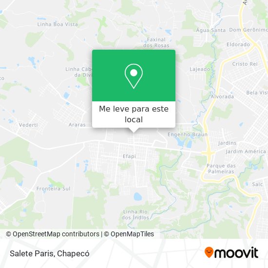 Salete Paris mapa
