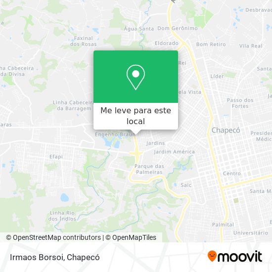 Irmaos Borsoi mapa