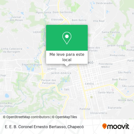 E. E. B. Coronel Ernesto Bertasso mapa