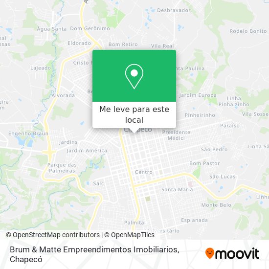 Brum & Matte Empreendimentos Imobiliarios mapa