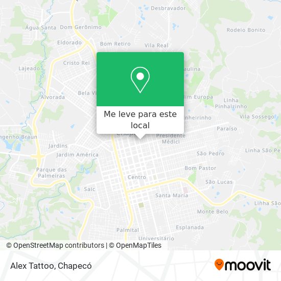 Alex Tattoo mapa