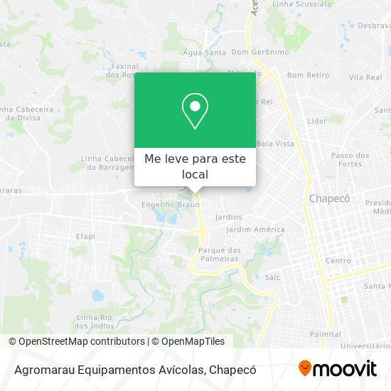 Agromarau Equipamentos Avícolas mapa