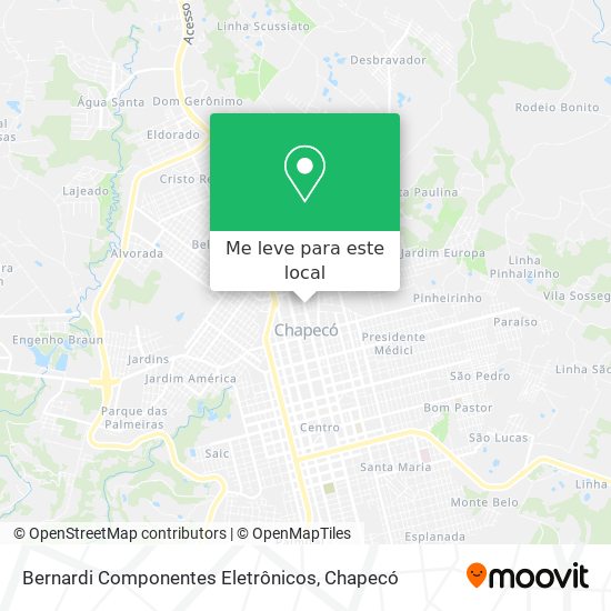 Bernardi Componentes Eletrônicos mapa