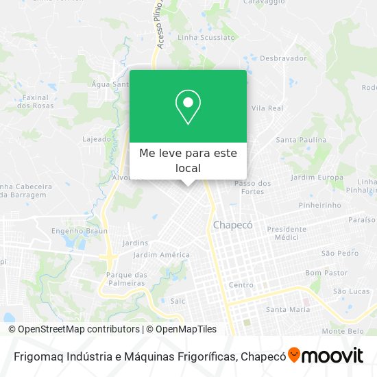Frigomaq Indústria e Máquinas Frigoríficas mapa