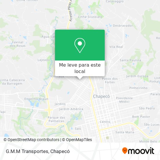 G.M.M Transportes mapa