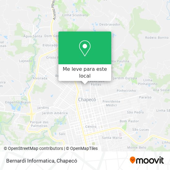 Bernardi Informatica mapa