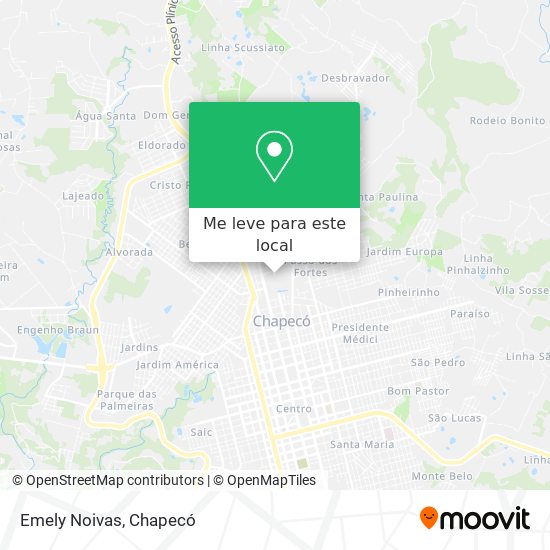 Emely Noivas mapa