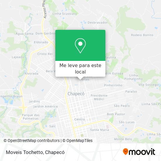 Moveis Tochetto mapa