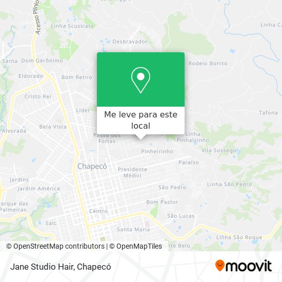Jane Studio Hair mapa