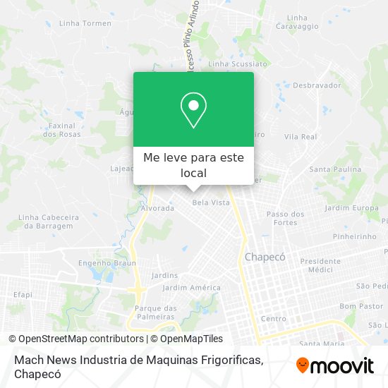Mach News Industria de Maquinas Frigorificas mapa