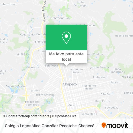 Colégio Logosófico González Pecotche mapa