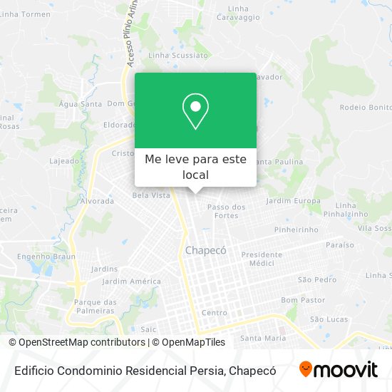 Edificio Condominio Residencial Persia mapa