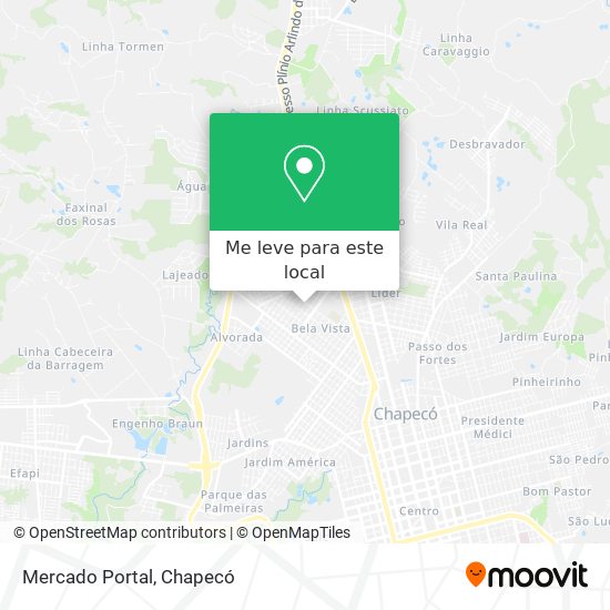 Mercado Portal mapa