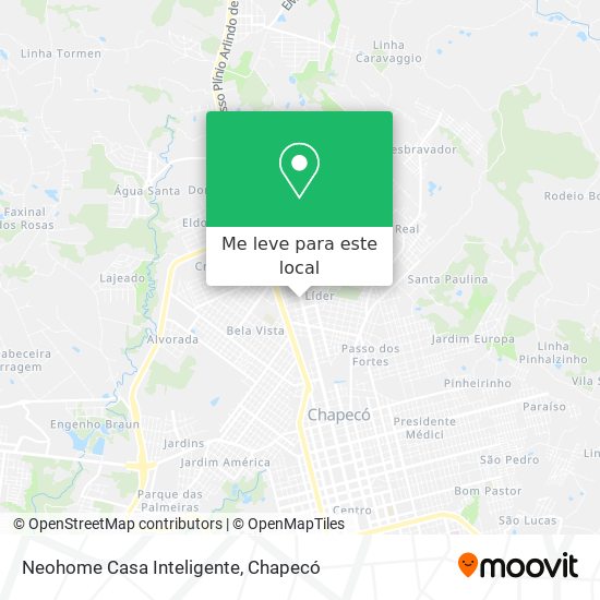 Neohome Casa Inteligente mapa