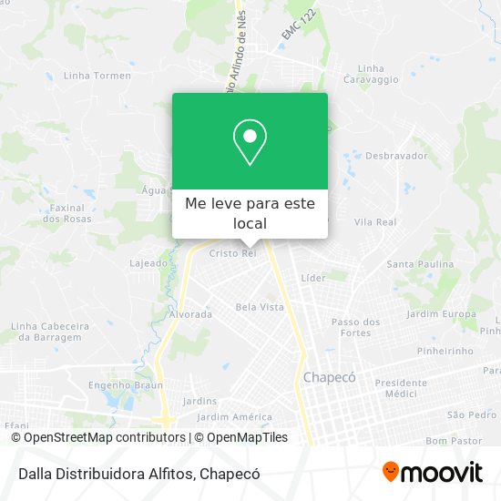 Dalla Distribuidora Alfitos mapa