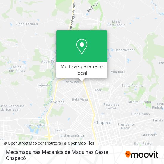 Mecamaquinas Mecanica de Maquinas Oeste mapa