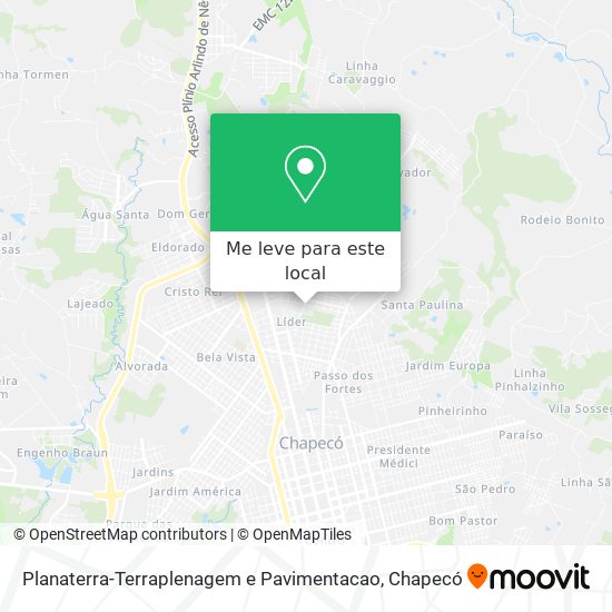 Planaterra-Terraplenagem e Pavimentacao mapa