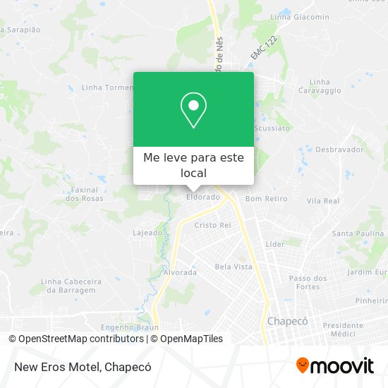 New Eros Motel mapa
