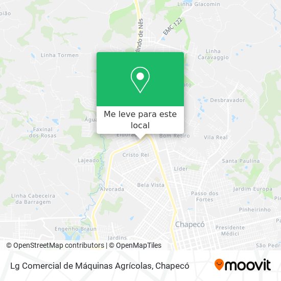 Lg Comercial de Máquinas Agrícolas mapa