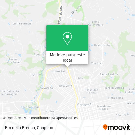 Era della Brechó mapa