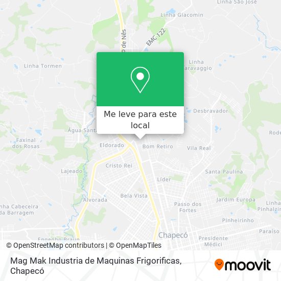 Mag Mak Industria de Maquinas Frigorificas mapa