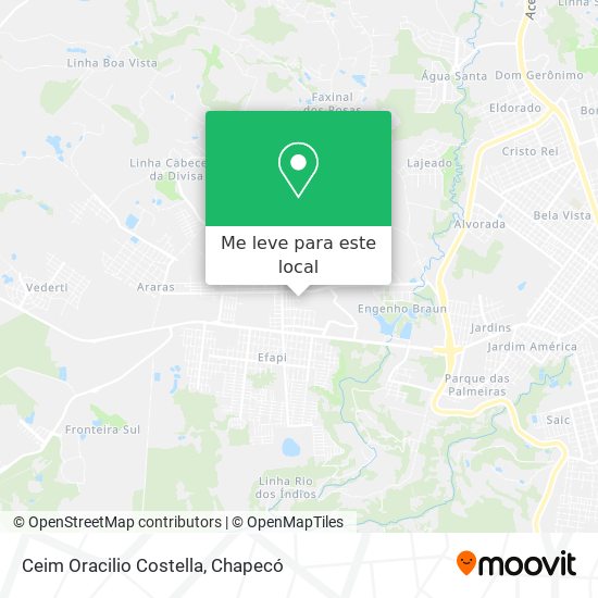 Ceim Oracilio Costella mapa