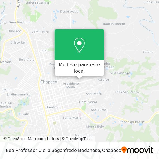 Eeb Professor Clelia Seganfredo Bodanese mapa