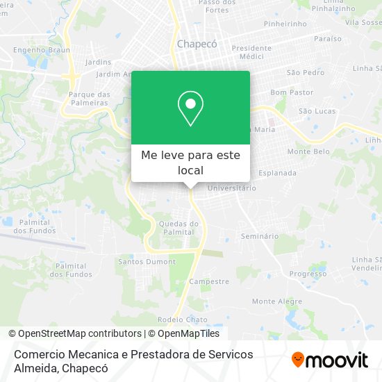Comercio Mecanica e Prestadora de Servicos Almeida mapa